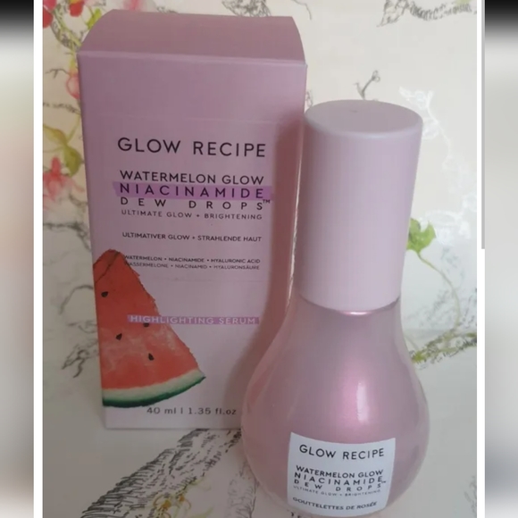 3PC🌸Glow Recipe Watermelon Glow Niacinamide Dew Drops 40ml BNIB+M.B Toner Mist - Picture 3 of 8